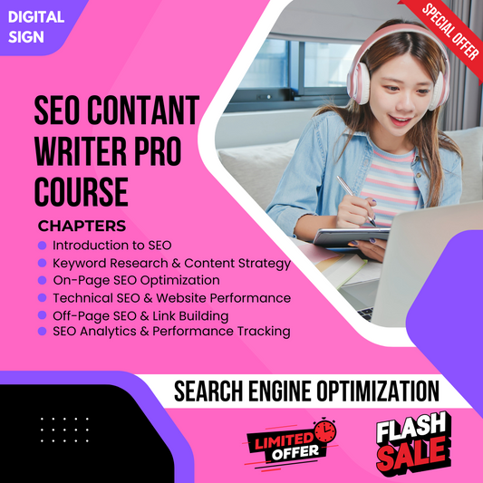 SEO Content Writer Pro Courses | Digital Signs